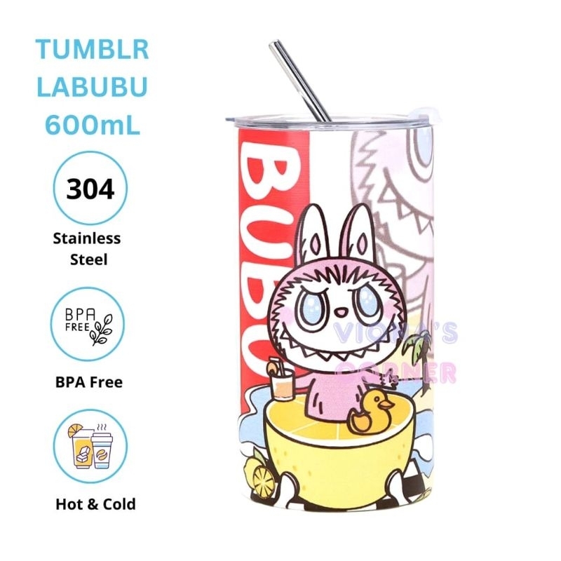 Tumbler Americano Labubu / Tumbler Americano Stainlles Motif Labubu Viral / tumbler labubu