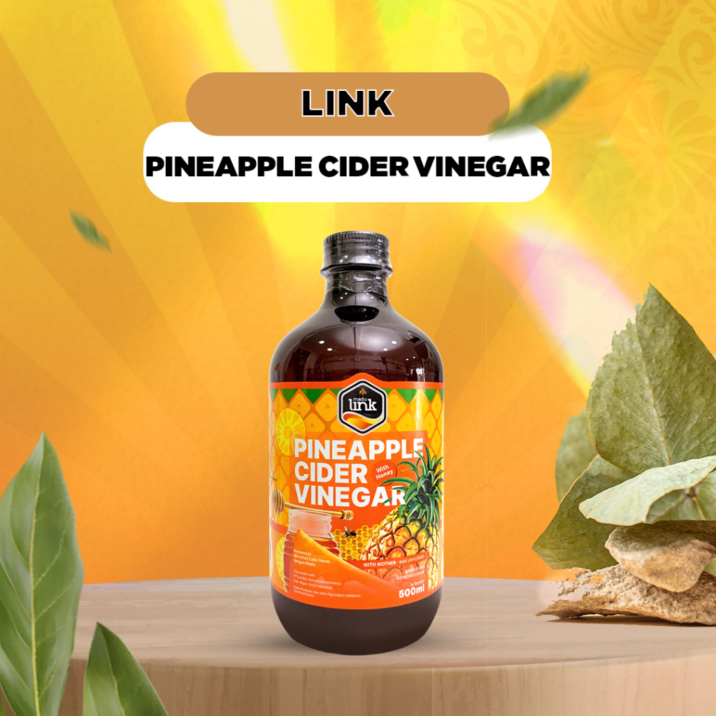 

Cuka Nanas Link Pineapple Cider Vinegar Organic mengatur gula darah 500ml