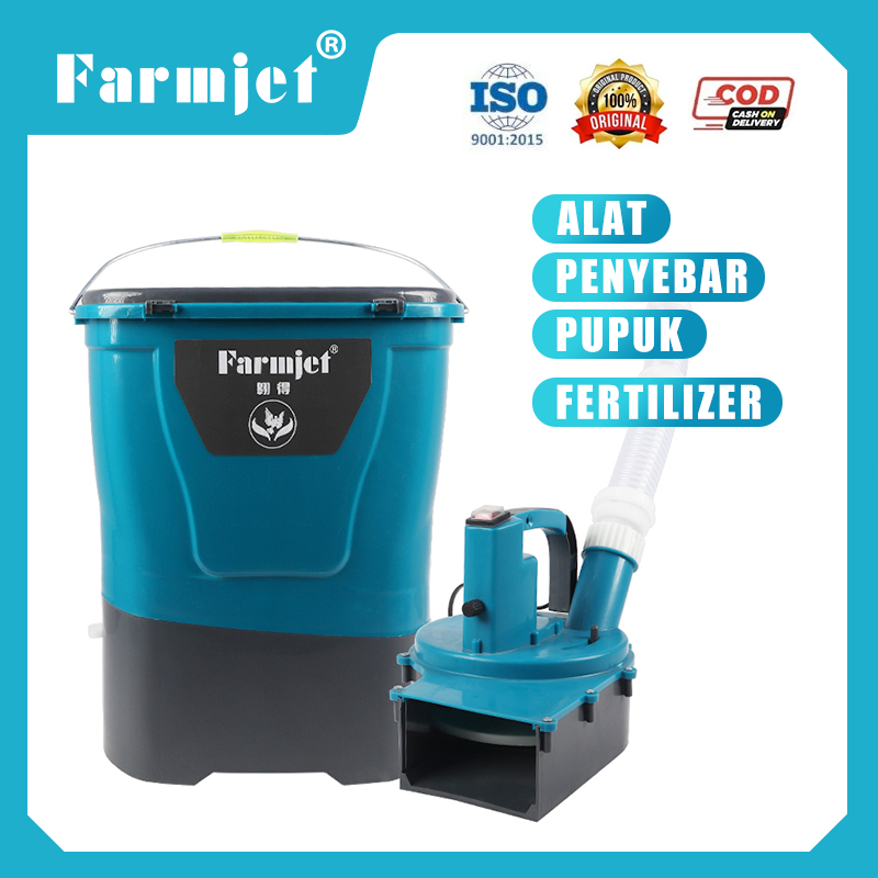 Farmjet  Alat Pupuk Elektrik Tanaman Alat Penabur Pupuk Padat Butiran Alat Untuk Pupuk(618)