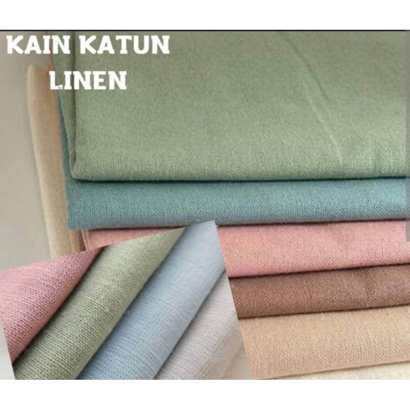 kain linen rami premium
