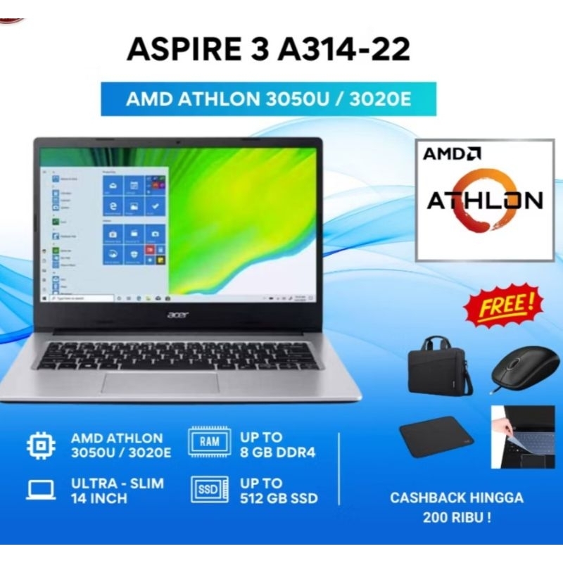 Laptop Acer Aspire 3 A314-22