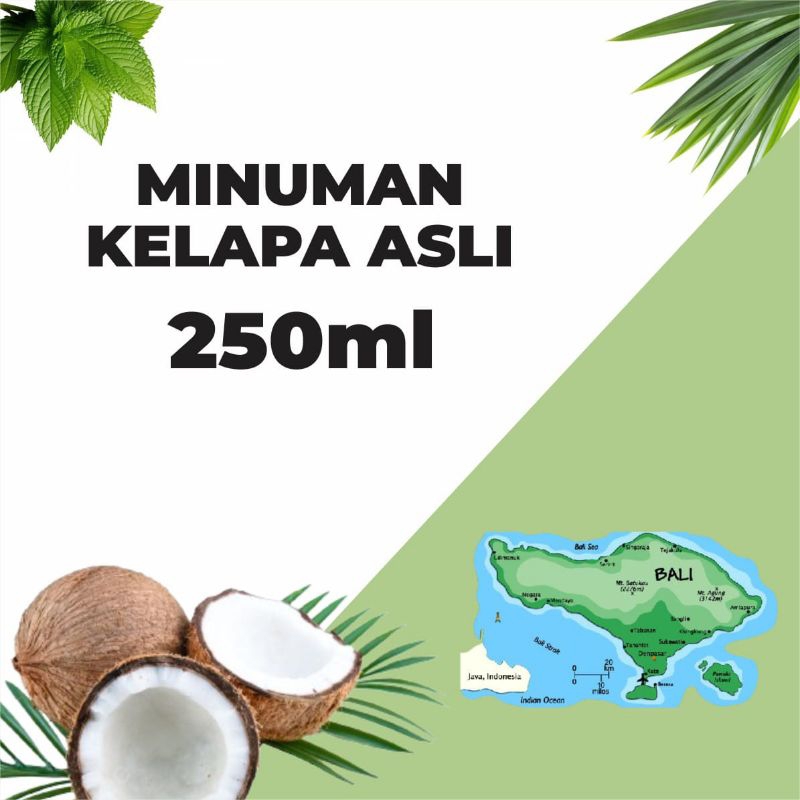 

minuman kelapa asli original 10 botol