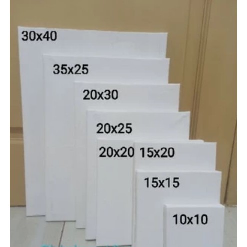 

CANVAS LUKIS POLOS 20x30,30x30,30x40