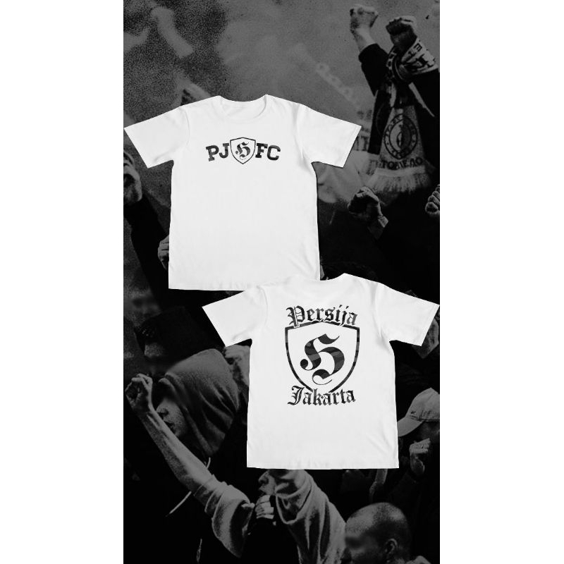 Kaos Persija Hooligan PJFC white camo