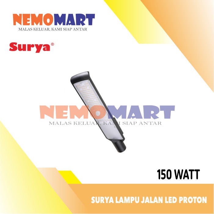 Surya Lampu Jalan LED Proton 150W CDL Cahaya Putih