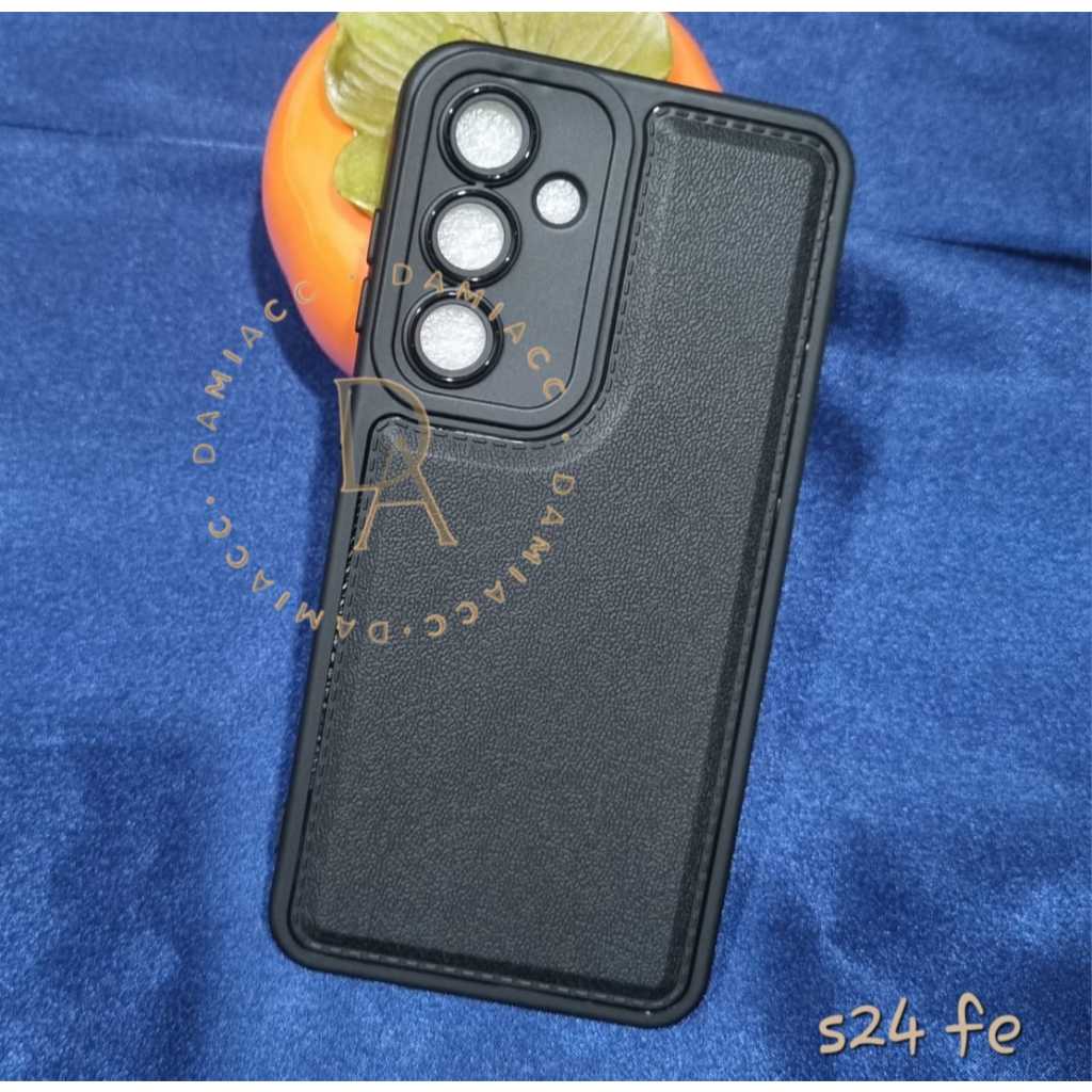 case samsung s24 fe s24 s24 plus s24 ultra leather pro black case autofocus case
