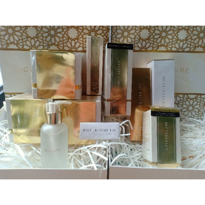 Wardah Crystallure Series Paket Lengkap Bonus Hijab Wardah