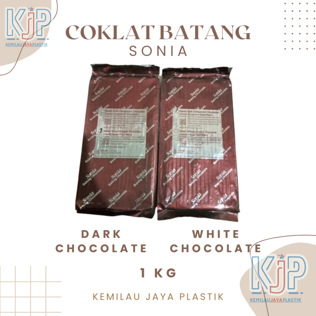 

Coklat Batang Sonia 1 KG / Coklat Blok / Dark Coklat dan Coklat Putih