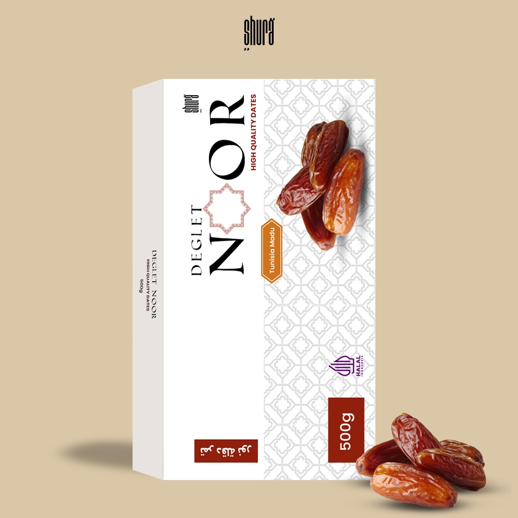 

Shura Kurma Tunisia 500gr Deglet Noor Premium Original High Quality