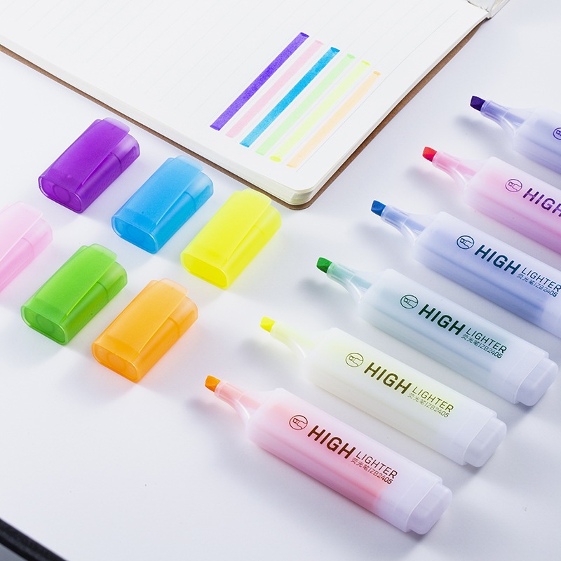 

HIGHLIGHTER SET 6PCS / Highlighter Pastel 6 Warna/Live Color Pastel - Highlighter Maker