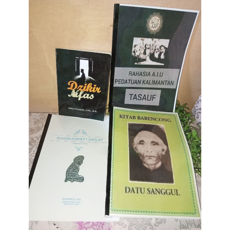 Promo 4 kitab kajian Khusus Rahasia AIU, Barencong, Rahasia Hakikat Sholat, Dzikir Nafas
