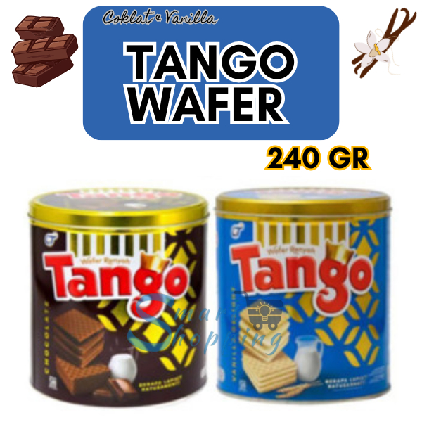 

TANGO WAFER CHOCOLATTE & VANILLA KALENG 240 GR