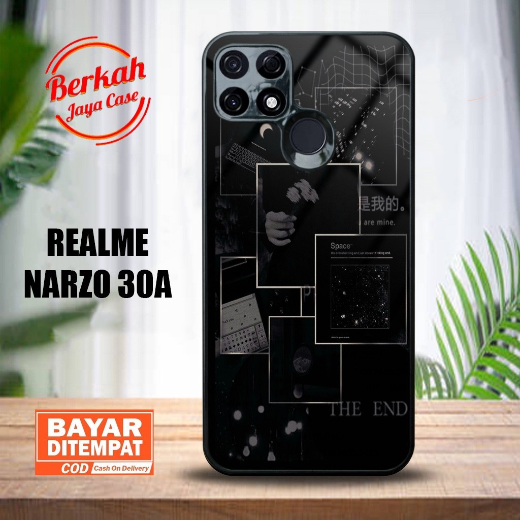 Berkah Case Realme Narzo 30A Casing Realme Narzo 30A [ AESTHE ] Case Glossy Casing Hardcase Softcase