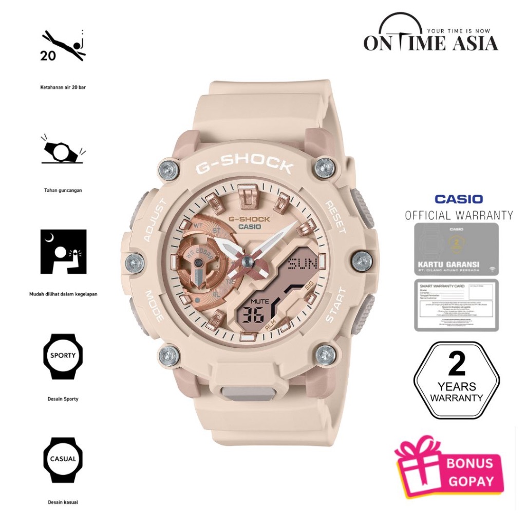 Casio G-Shock GMA-S2200M-4ADR / GMA-S2200M-4A Original & Garansi