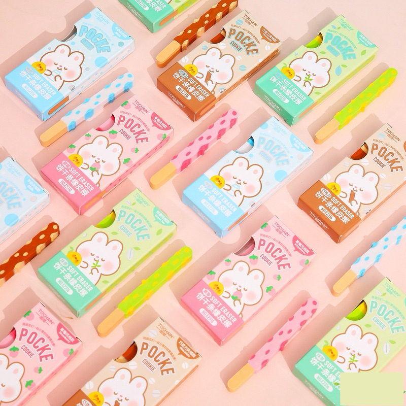 

Pocke Cookie Soft Eraser Penghapus Pocke Cute Color #t084