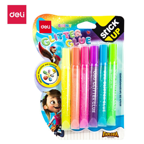 

Deli - Lem Glue Glitter Klasik 12ml 6 Warna A71301