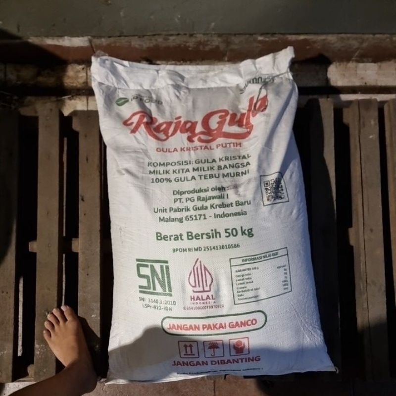 GULA PASIR 50KG RAJA GULA