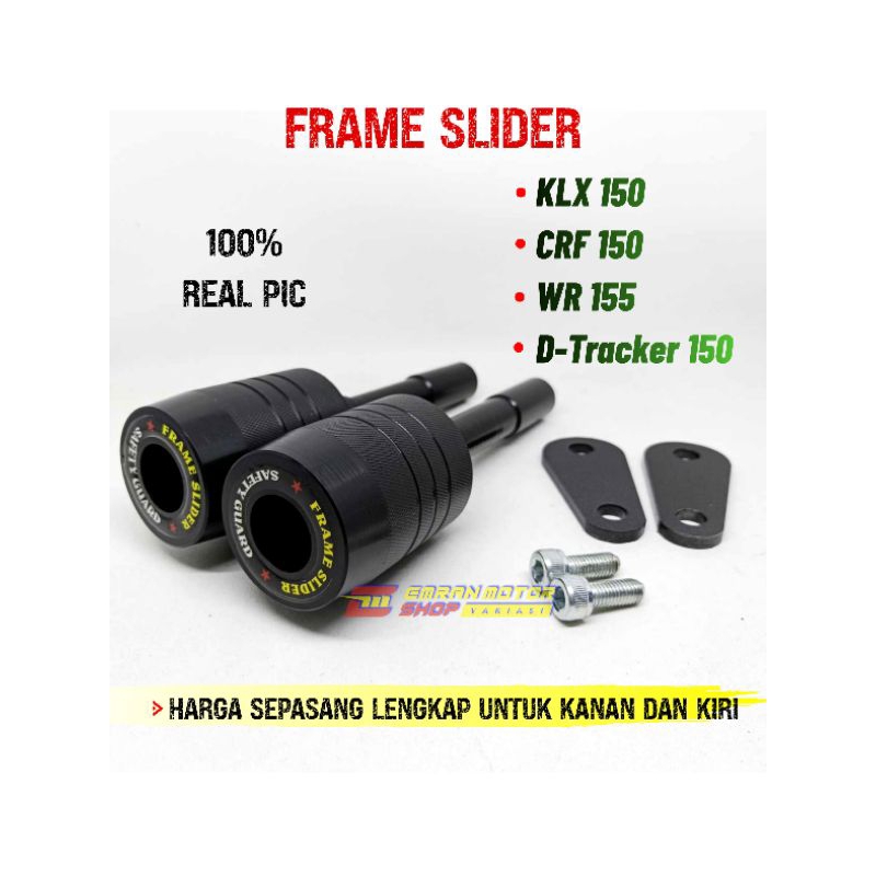 Frame Slider KLX150 Dtracker CRF 150L WR 155 Aksesoris KLX 150 D-tracker 150