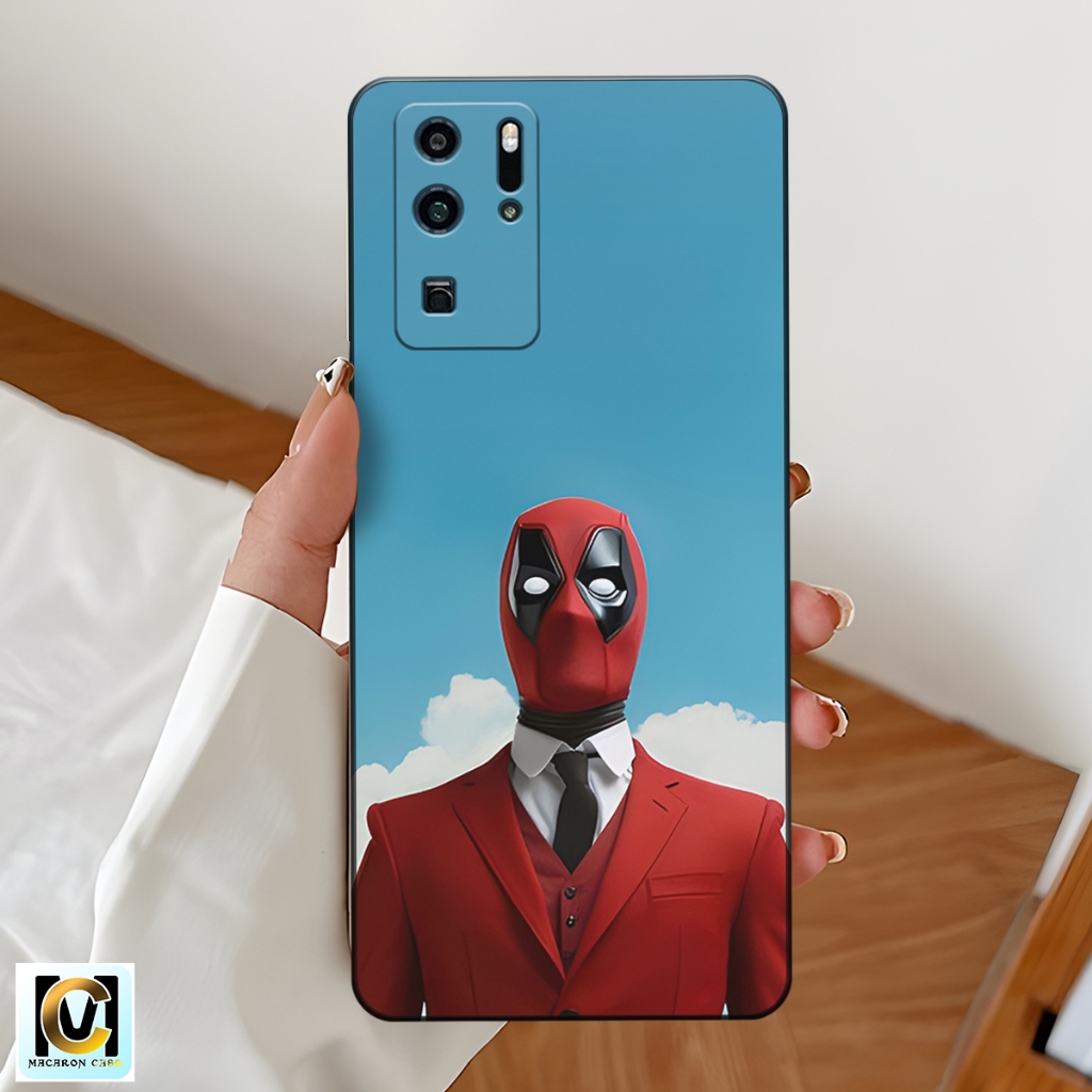 Casing Hp Huawei P30 | P30 Pro | P30 Lite | P40 | P40 Pro Terbaru Motif Deadpool - Case Huawei P40 P