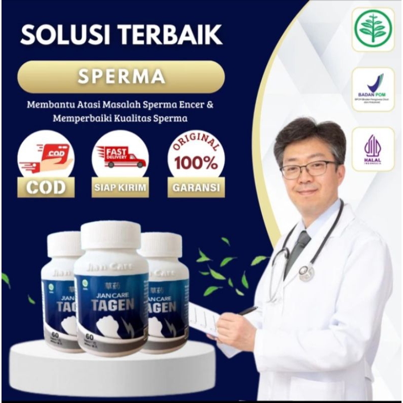 Jian Care Tagen - Obat Herbal Cina untuk membantu Masalah Keperkasaan Pria Dewasa kesuburan pria