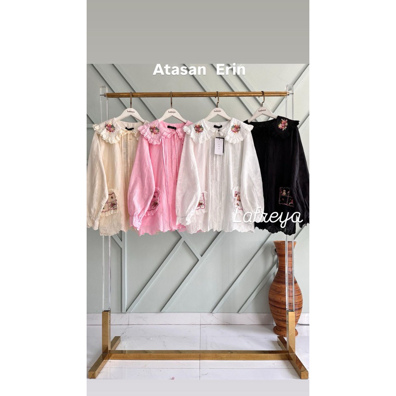 ADIBA TOP ATASAN LFY KATUN BORDIR PREMIUM IMPORT