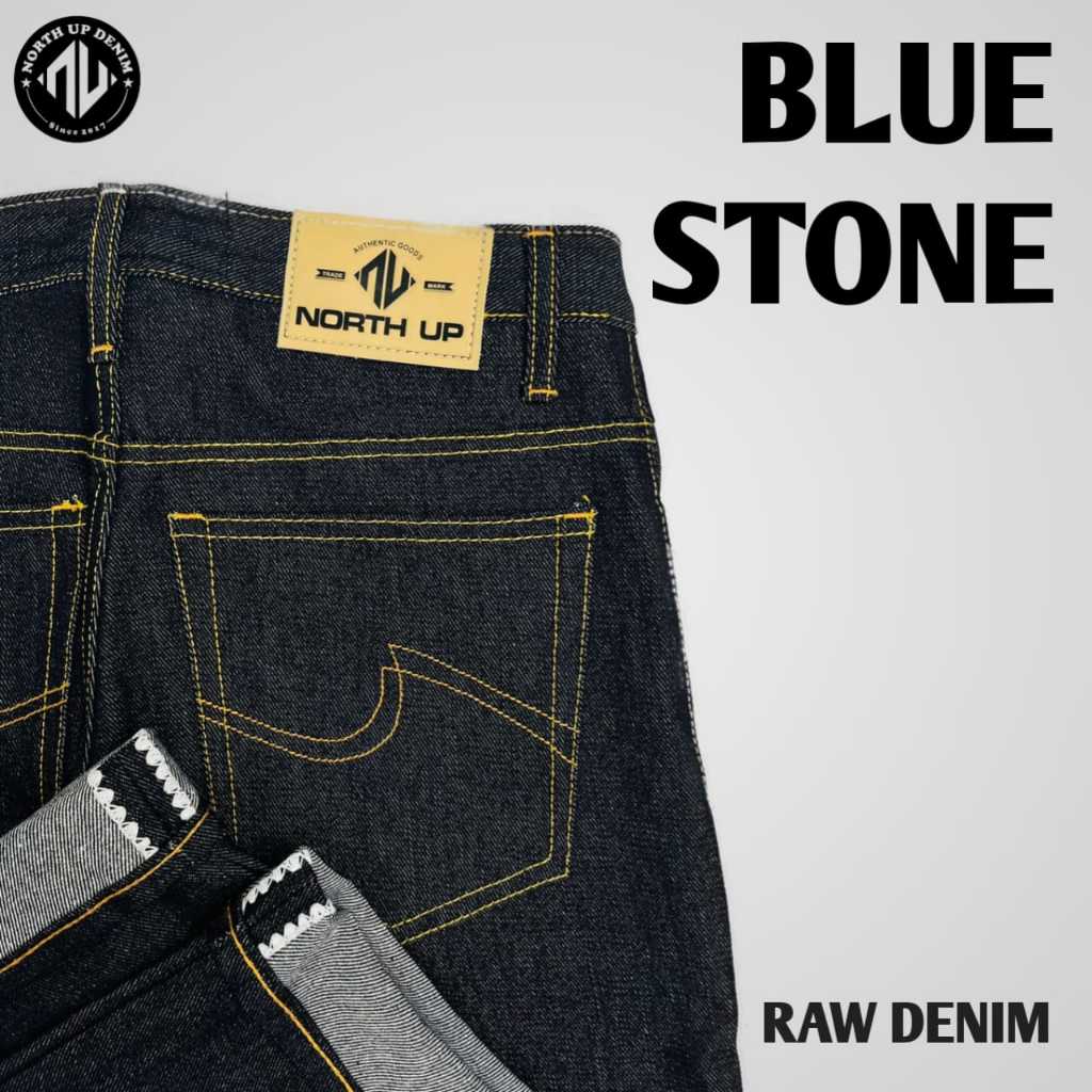 NORTH UP - Denim Selvedge - BLUE STONE