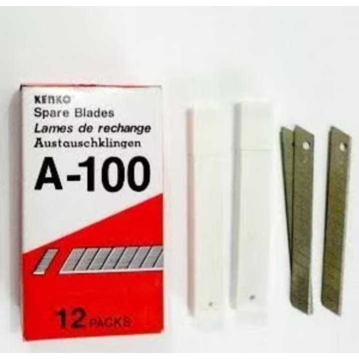 

KENKO | isi cutter / isi mata pisau A-100 / mata pisau kecil ( satuan )