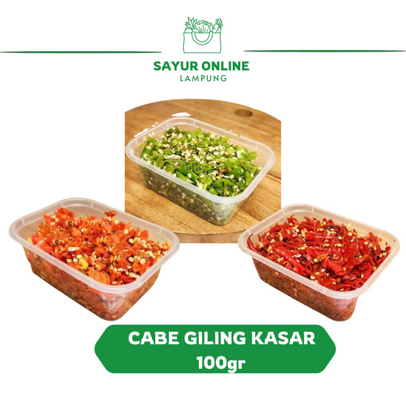 

Cabe Giling Kasar 100 gr - Sayur Online Lampung