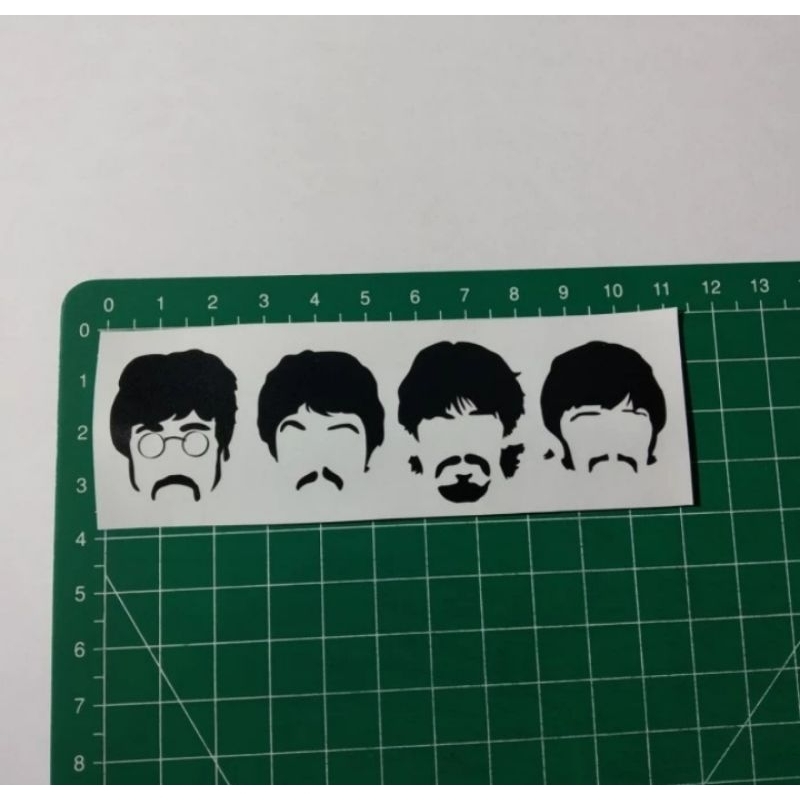 

stiker cutting the beatles