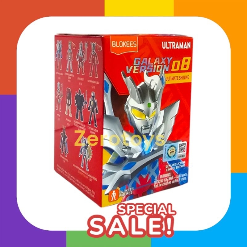 Blind Box Blokees Figure Ultraman Zero Shining Original 100%