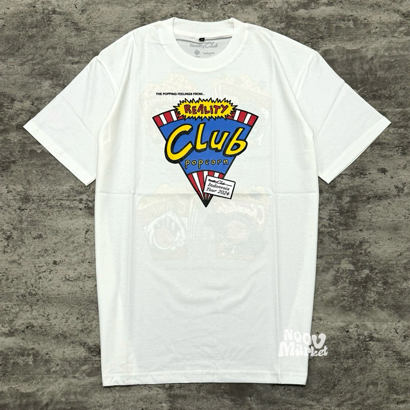 Reality Club - Indonesia Tour 2024 Tshirt - White | Official Merchandise