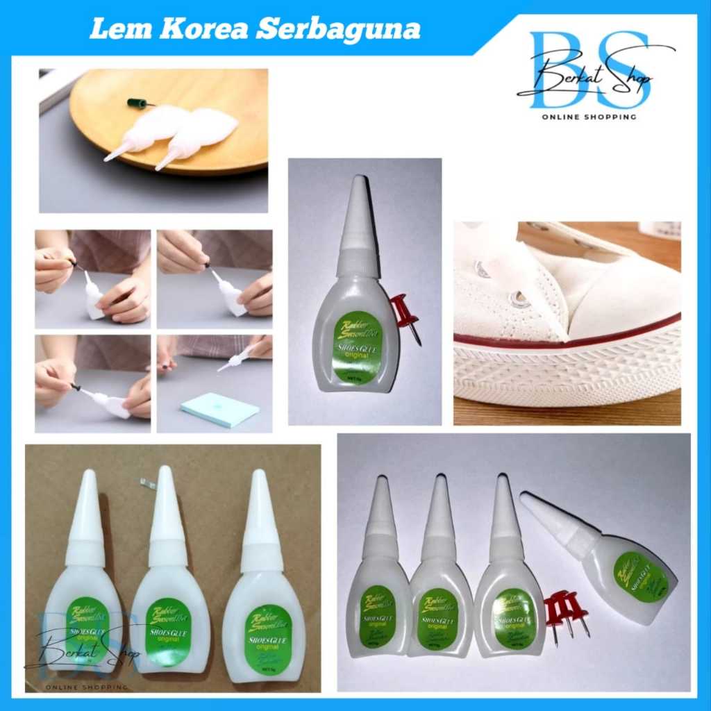 

Lem Korea Serbaguna / Lem Tetes Korea Cair Super Kuat Glue