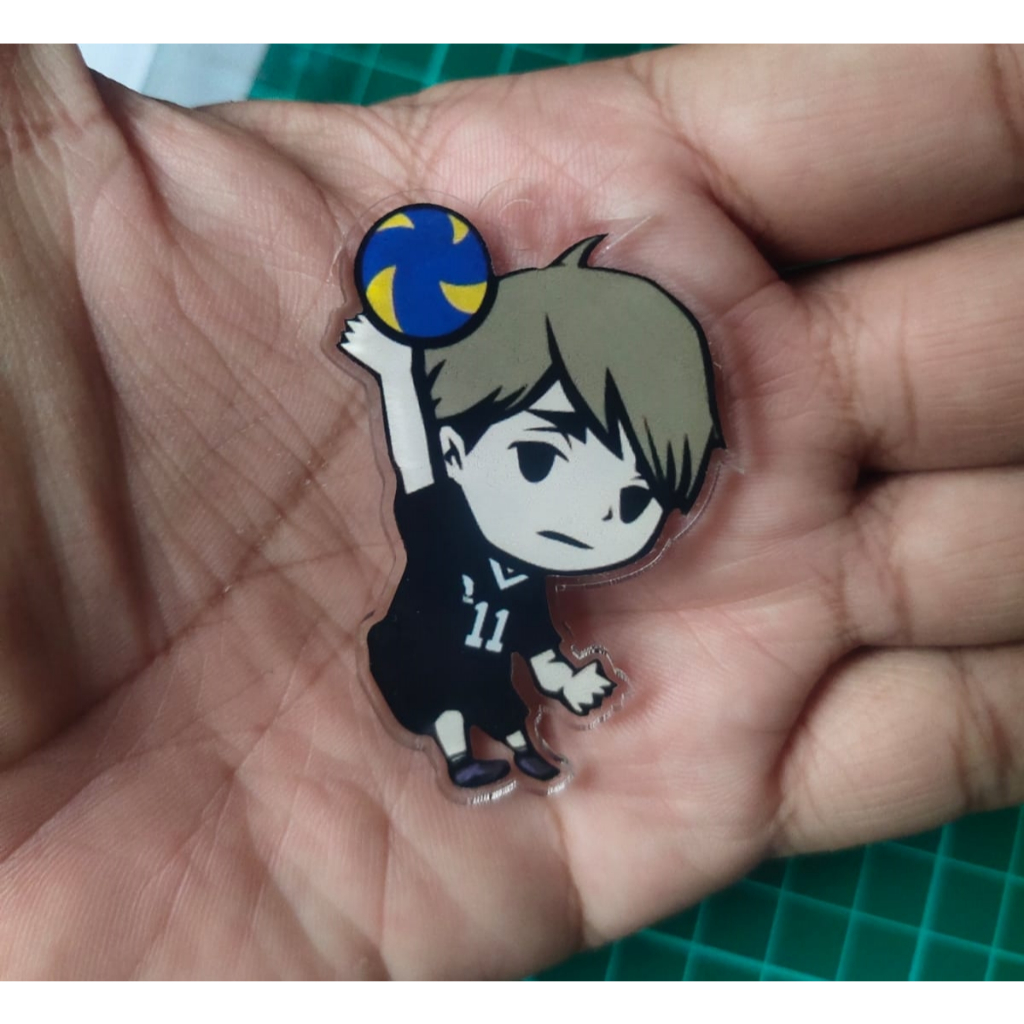 Gantungan Kunci Shinsuke Kita Haikyuu Haikyuu High Quality Akrilik Gantungan Kunci Akrilik Shinsuke 