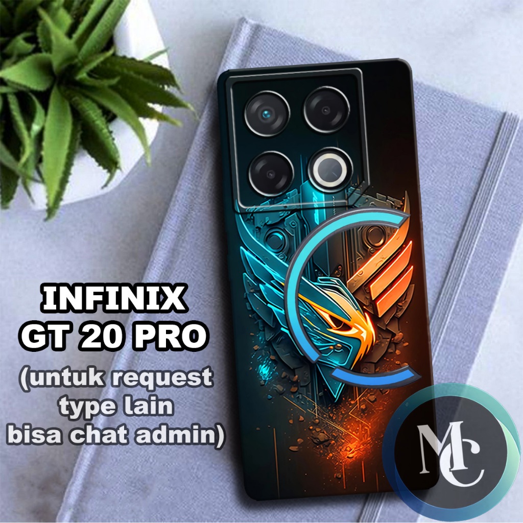 CC39/ Softcase karet lentur untuk INFINIX GT 20 PRO/Motif esport/case INFINIX GT 20 PRO/kesing INFIN