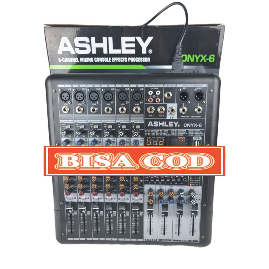 mixer ashley onyx 6 onyx6 original 6channel