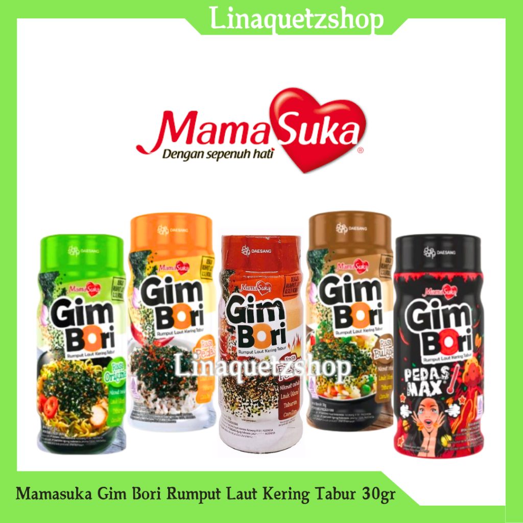 

MAMASUKA Gim Bori Rumput Laut Kering Tabur 30gr
