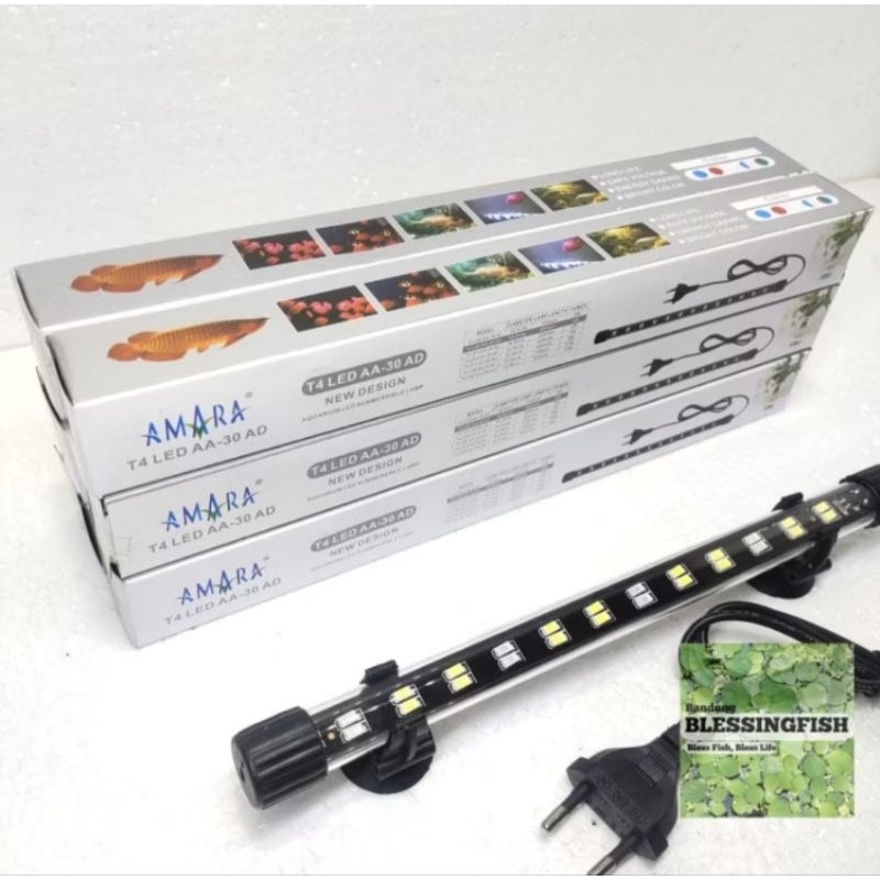 lampu celup aquarium lampu led dalam air