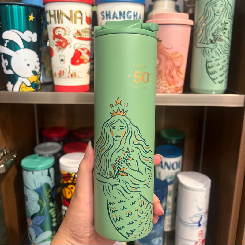 Tumbler Starbucks Original Mermaid 50th Anniversary Edition