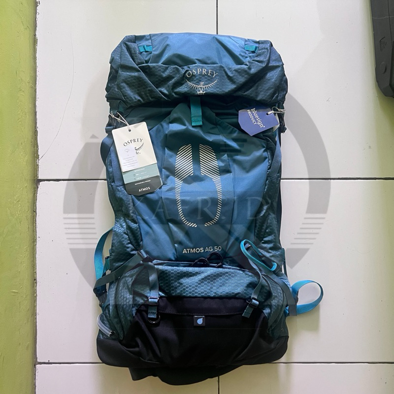 Tas/Carrier Gunung Hiking Osprey ATMOS AG 50L Resmi SECOND 1xUse