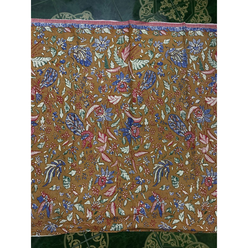 Kain Batik Prima Premium Quality Lasem warna Mustard