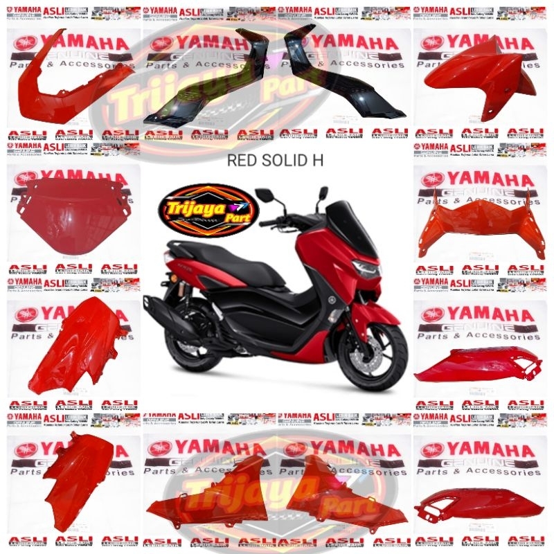 Body Body Halus Varian Merah Glossy New Nmax Nmax 155 Connected 2020-2024 Original Yamaha
