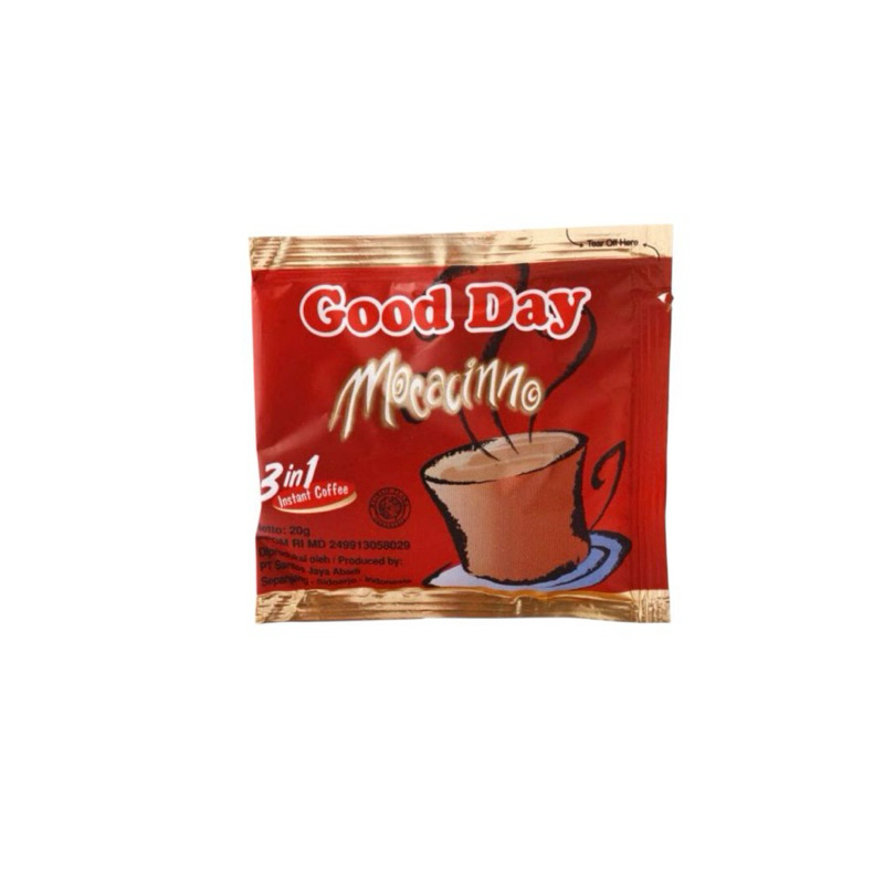 

Kopi Good Day Mocacinno 3in1 - ( 1 pcs / sachet )