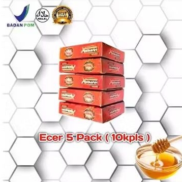 

[ECER] Ecer 5 pack (10) madu bubuk HP H1p3r herb kemasan Pack/sachet Bahan Gula Honey Syrup Sirup Drink Herbal Asam