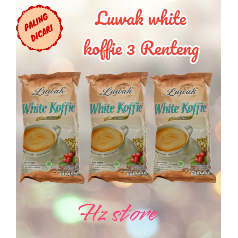 

Luwak white coffie kemasan 3 renteng