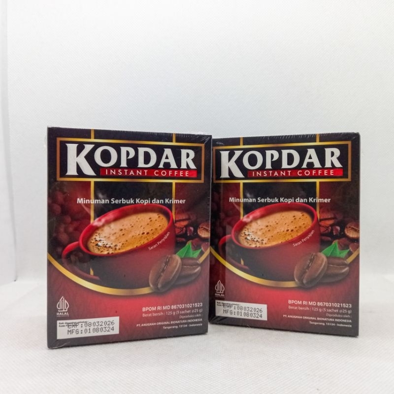 KOPI KOPDAR / KOPI KOPDAR BOX 5 SACHET / KOPI KOPDAR ORIGINAL BOX 5 SACHET