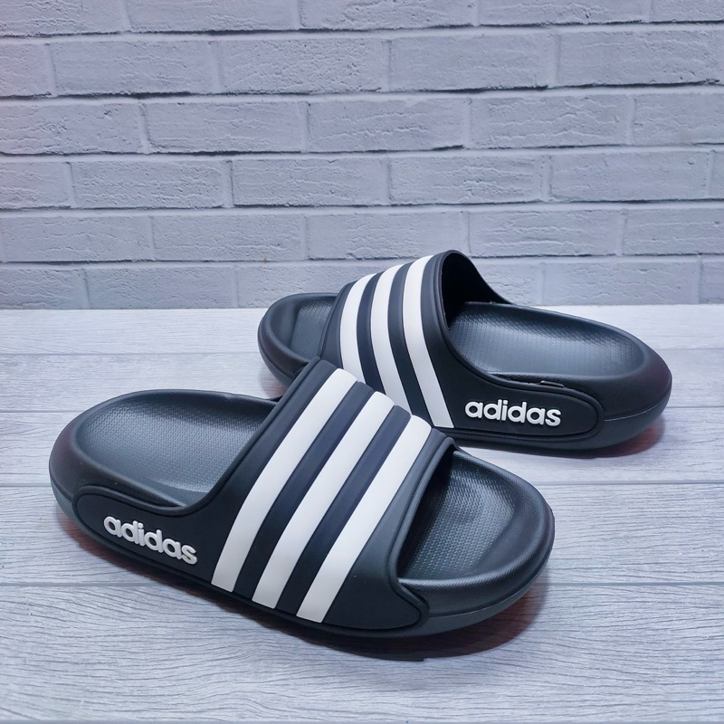 Sandal Pria Adidas Slide Black 100% Grade Original Made In Vietnam Size 40-45