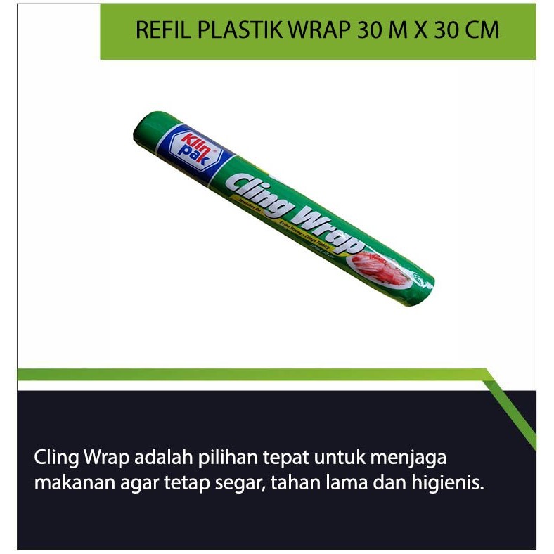 Plastik Wrap Refill 30mx30cm/Plastik Pembungkus Makanan/Wrap Plastic