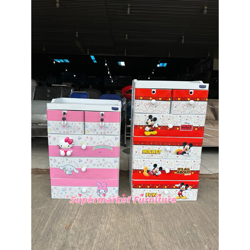 CARGO - LEMARI LACI BIANCA CABINET  NAIBA 5 SUSUN 3515  / LEMARI  LACI ANAK KARAKTER