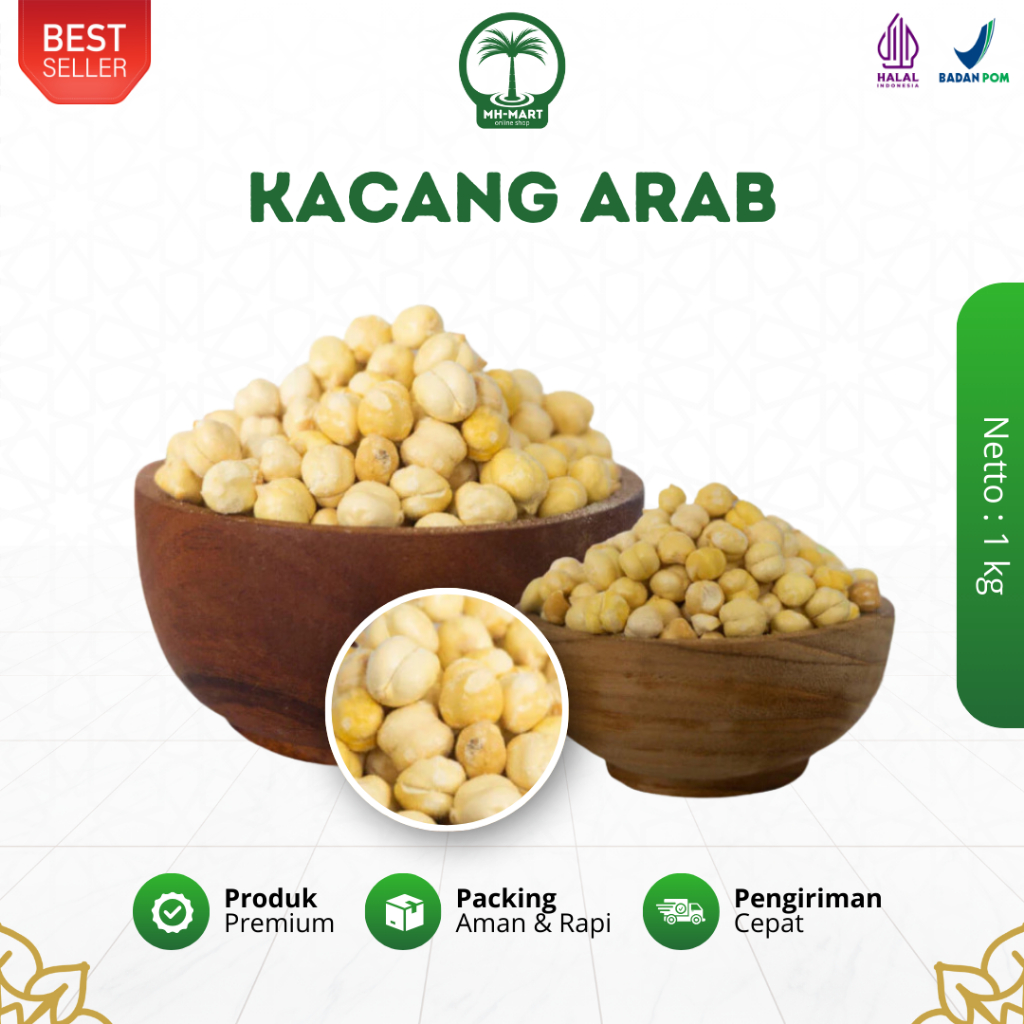 

Kacang Arab Chipkeas 1 Kg Arab Saudi Oleh Oleh Haji dan Umroh