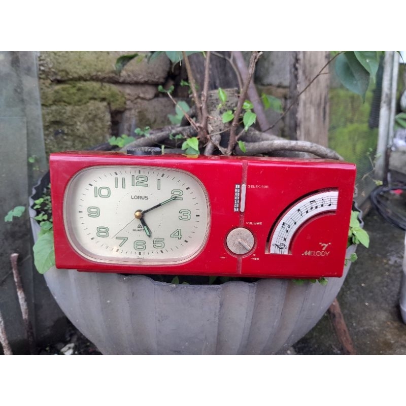 jam meja/weker lorus japan 7 melody